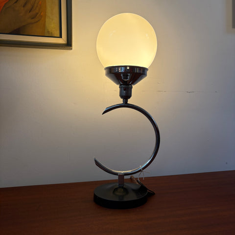 Art Deco Cresent Lamp