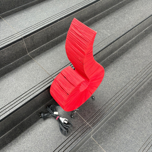 Mid Century Spiral Lamp