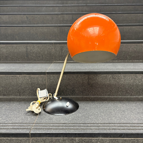 Mid Century Orange Lamp