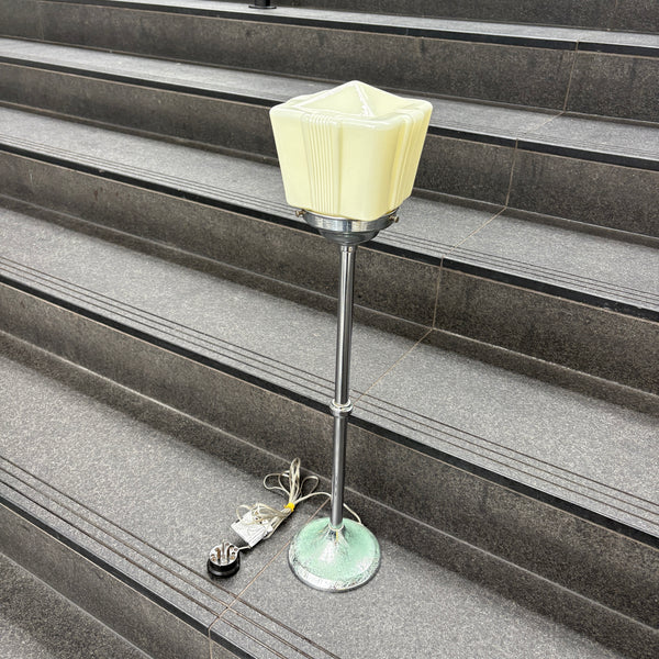 Art Deco Lamp - Fluted Shade