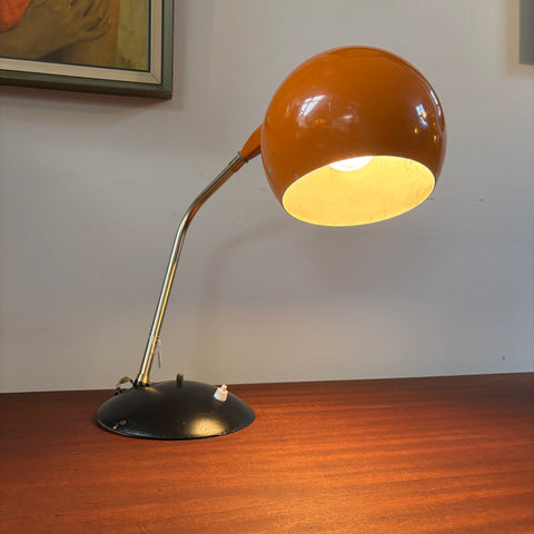 Mid Century Orange Lamp