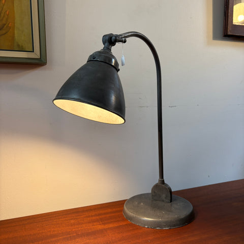 Burnished Zinc Lamp