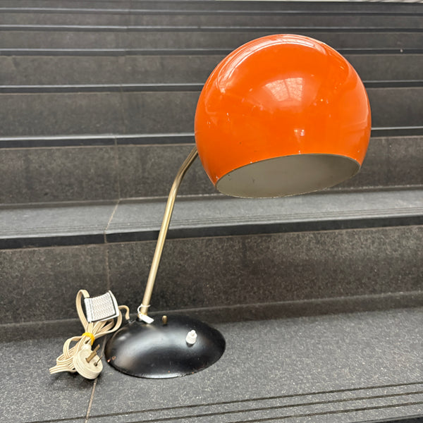 Mid Century Orange Lamp