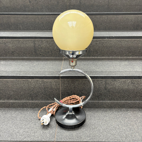 Art Deco Cresent Lamp