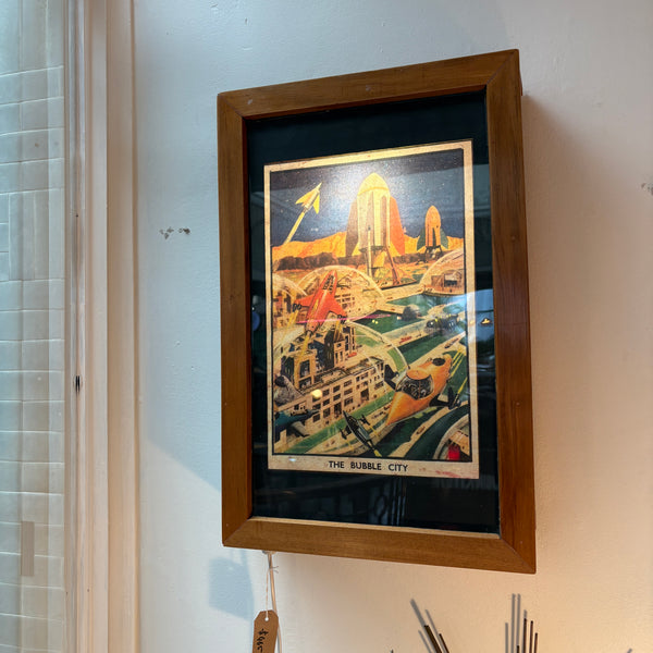 Mid Century 'Bubble City' Light Box