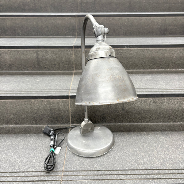Burnished Zinc Lamp