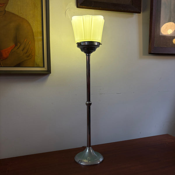 Art Deco Lamp - Fluted Shade