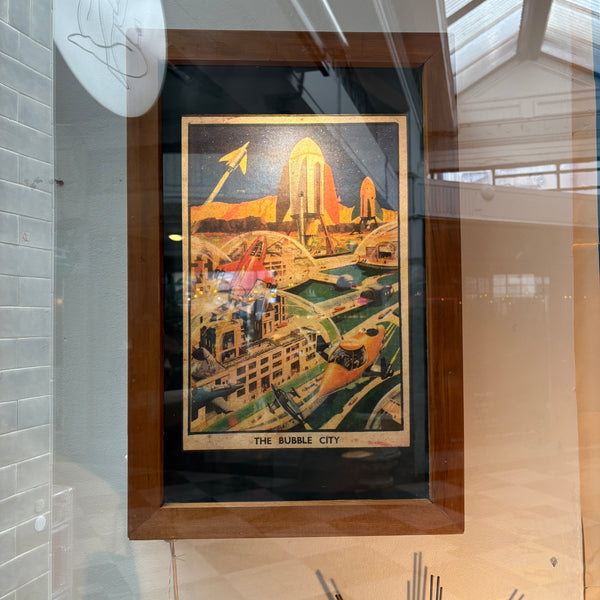 Mid Century 'Bubble City' Light Box