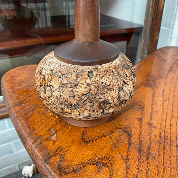 Cork lamp - 1970s