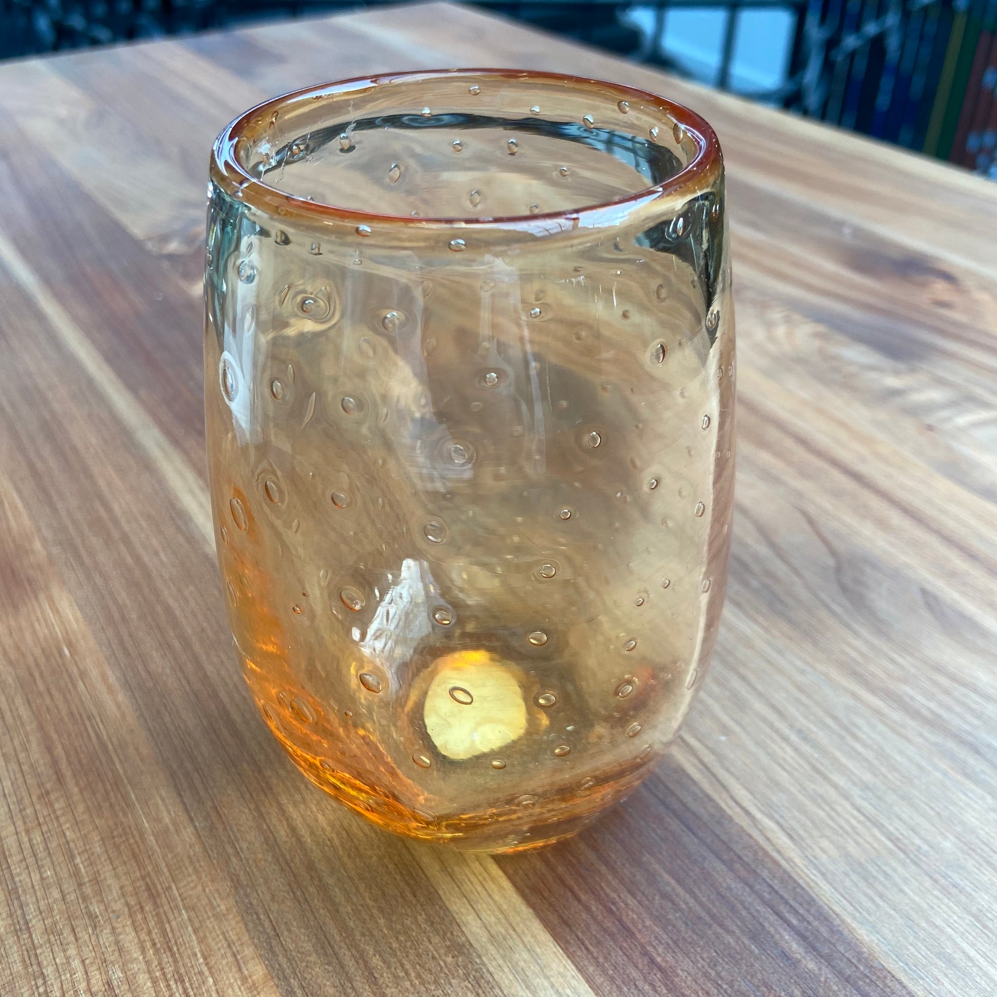 Bullicante Murano glass vase