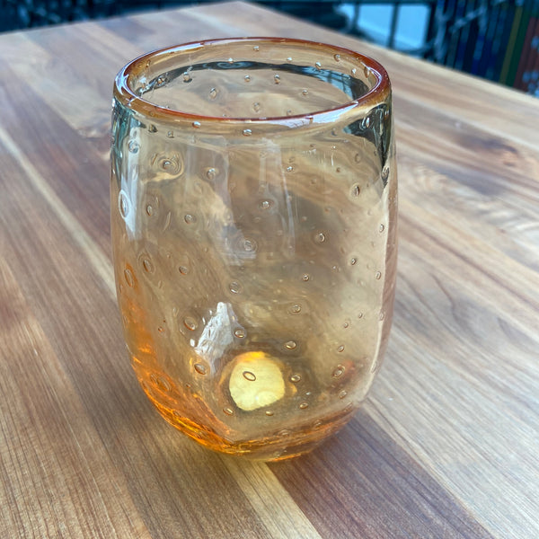 Bullicante Murano glass vase