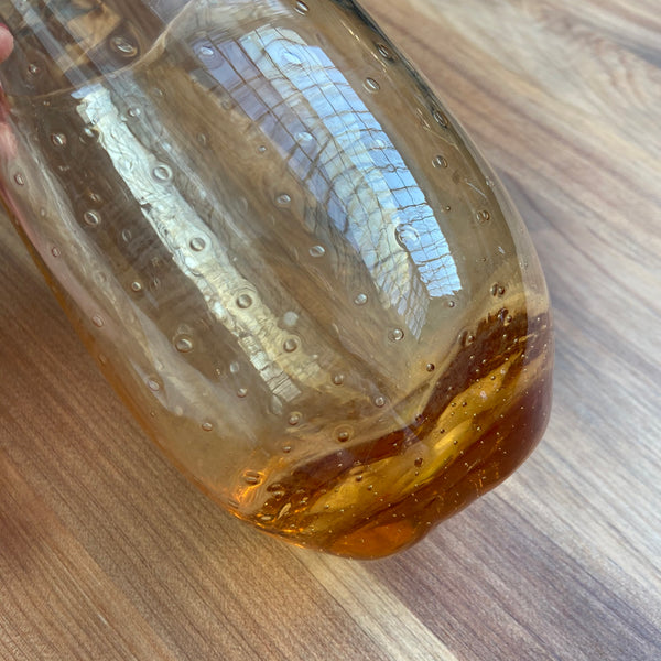 Bullicante Murano glass vase