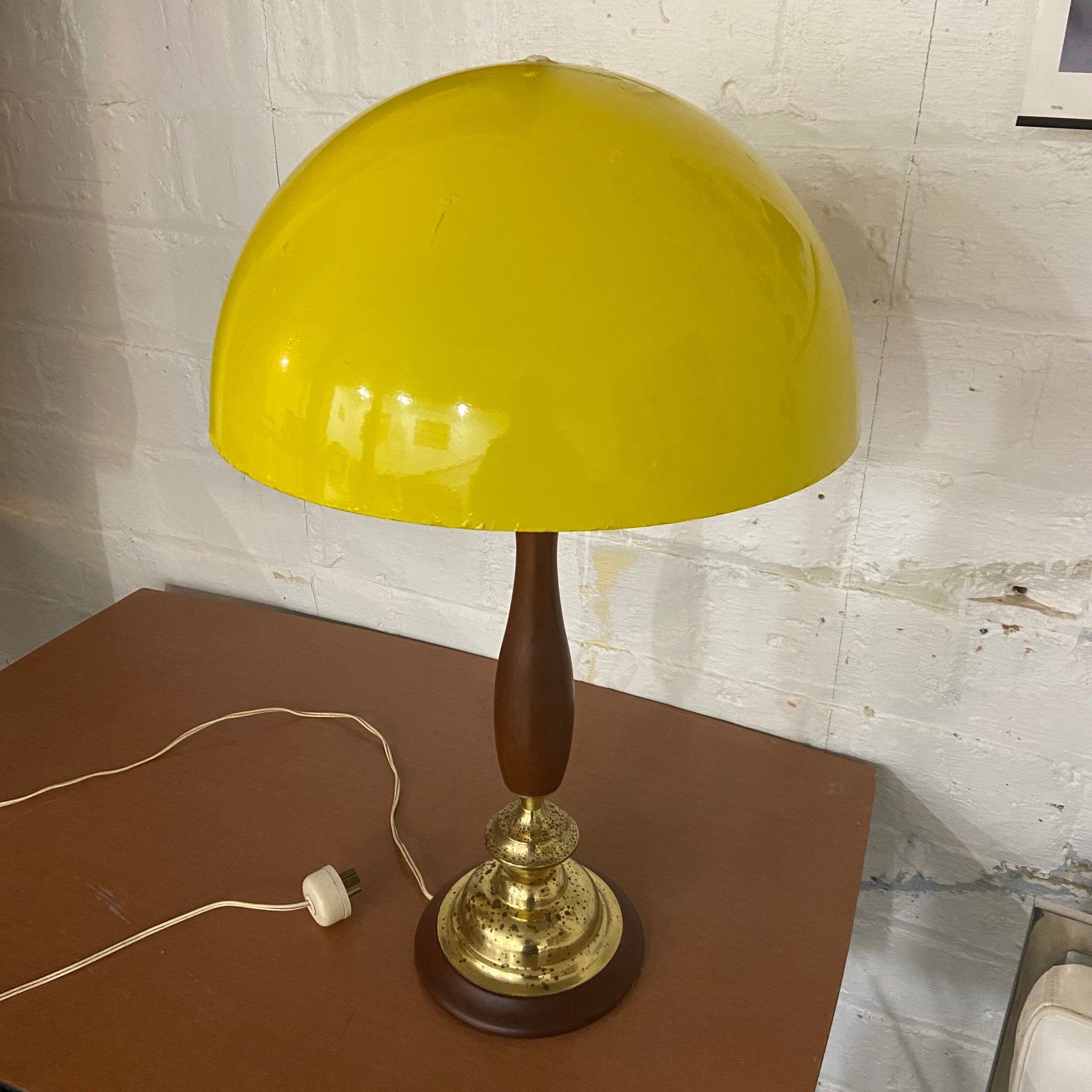 Yellow Mushroom Lamp
