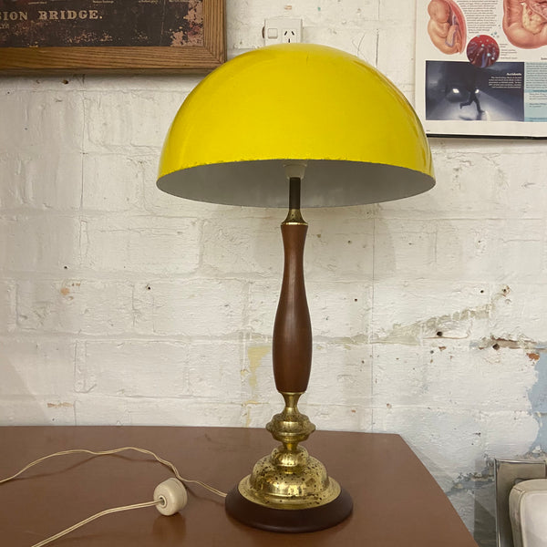 Yellow Mushroom Lamp