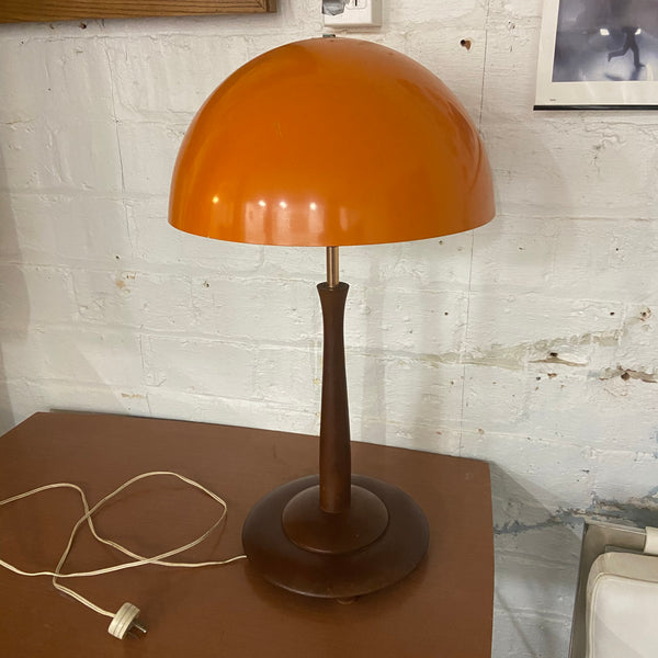 Orange Mushroom Lamp