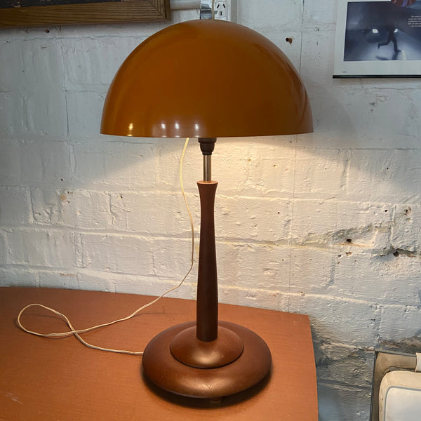 Orange Mushroom Lamp