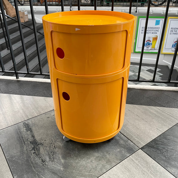 Mobile Bar Trolley by Anna Castelli For Kartell - Yellow