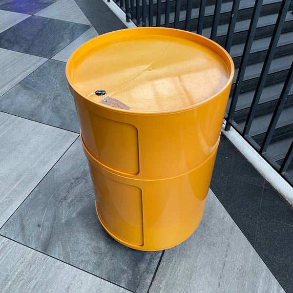 Mobile Bar Trolley by Anna Castelli For Kartell - Yellow