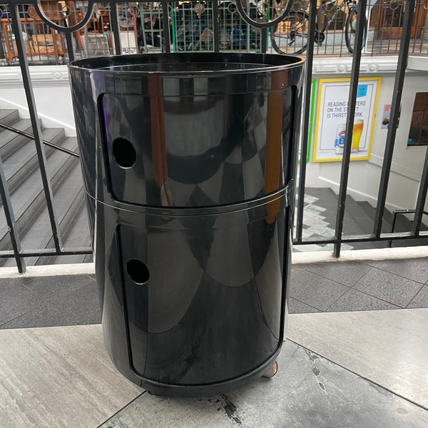 Mobile Bar Trolley by Anna Castelli For Kartell - Black