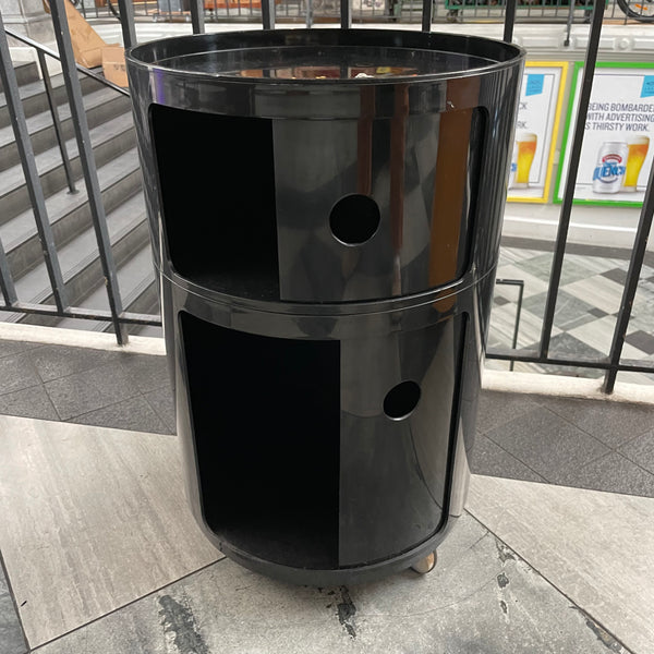 Mobile Bar Trolley by Anna Castelli For Kartell - Black