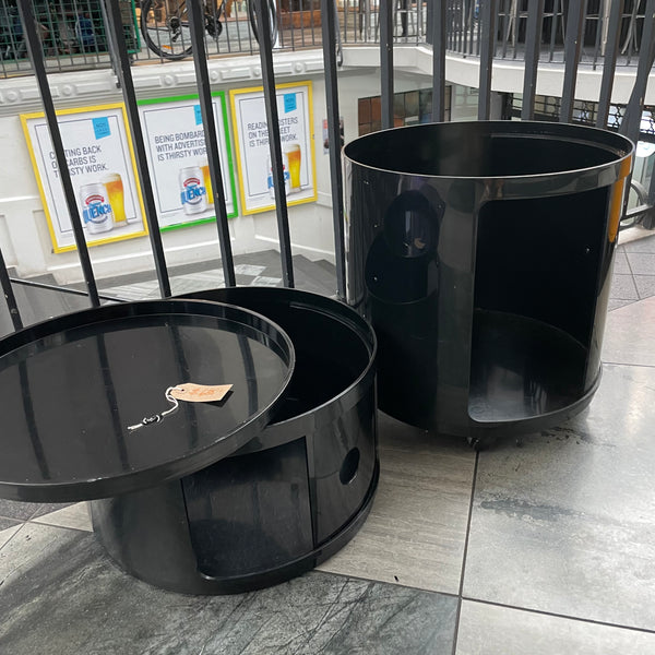 Mobile Bar Trolley by Anna Castelli For Kartell - Black