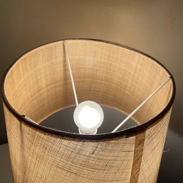 Mid Century Cork Lamp