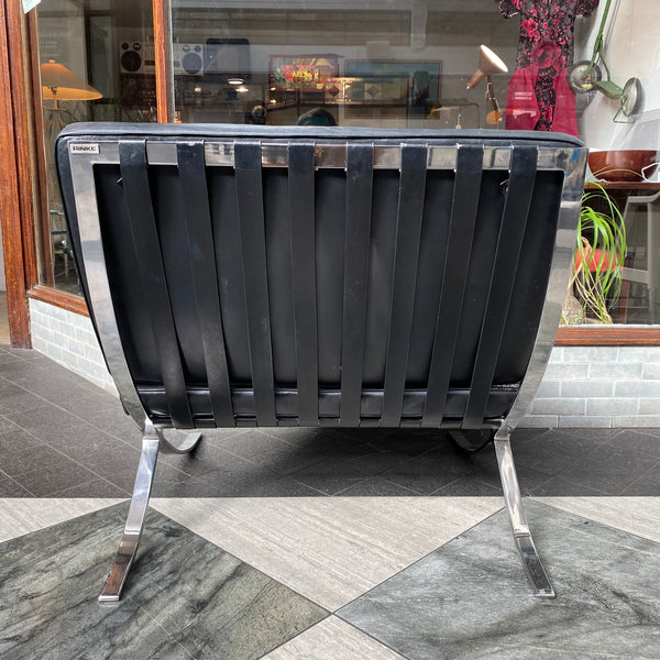 Black Barcelona chair