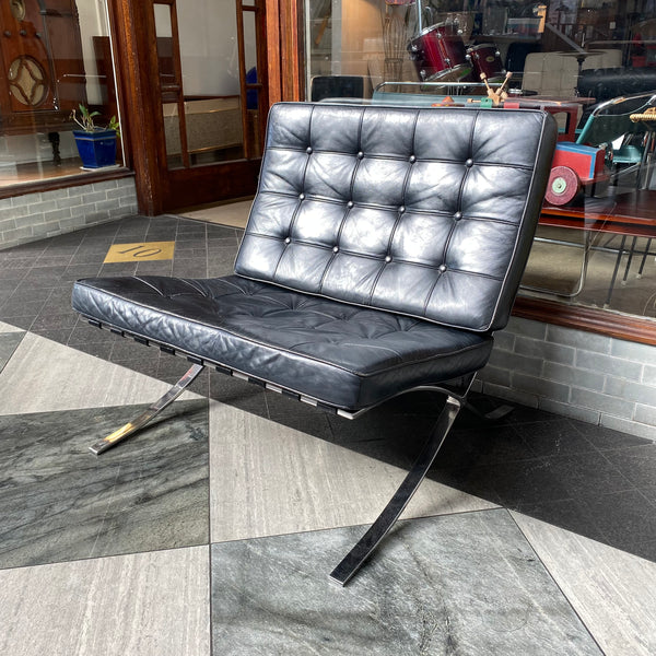 Black Barcelona chair