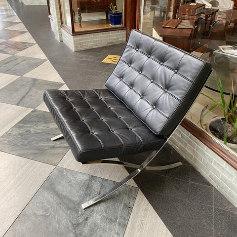 Black Barcelona chair